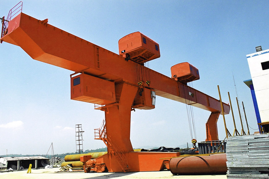 16+16t single-girder gantry crane