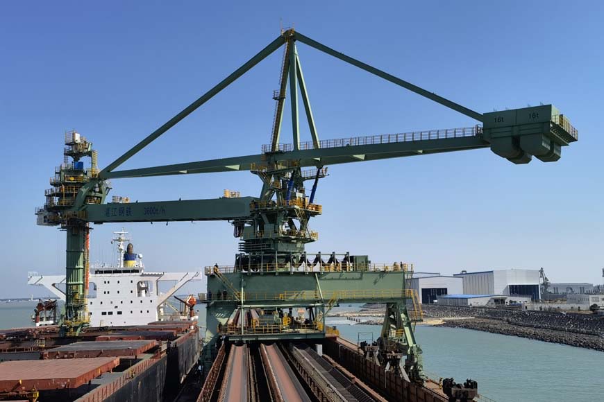 3600t h continuous ship unloader