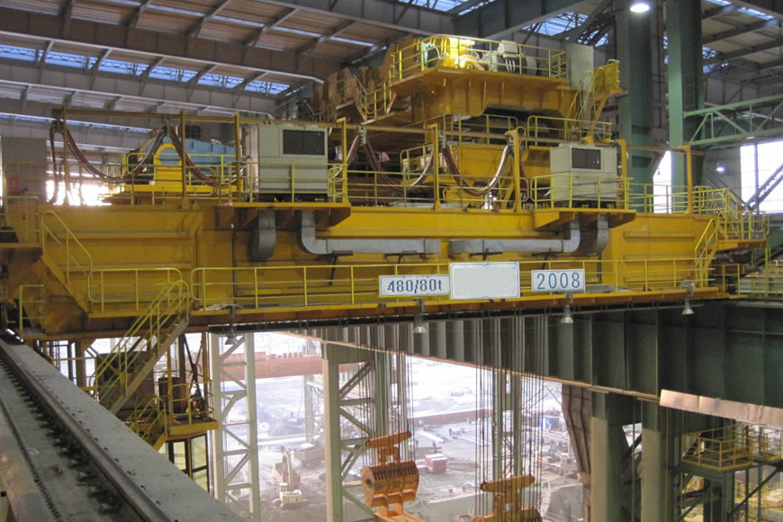 480t foundry crane