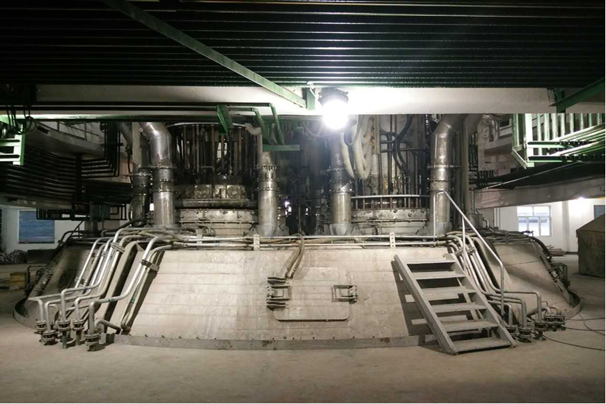 48MVA closed calcium carbide furnace