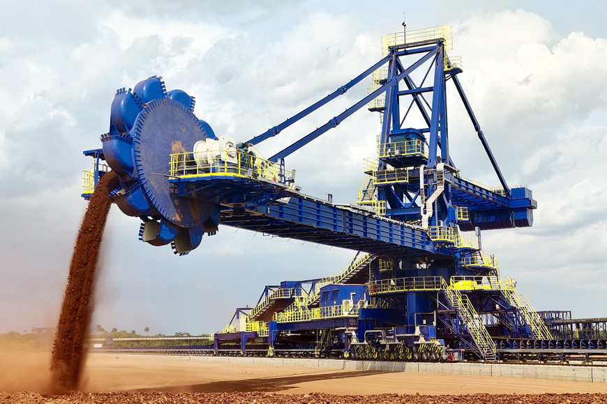 5600t h stacker & reclaimer