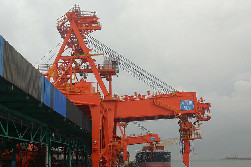 6000t h ship loader