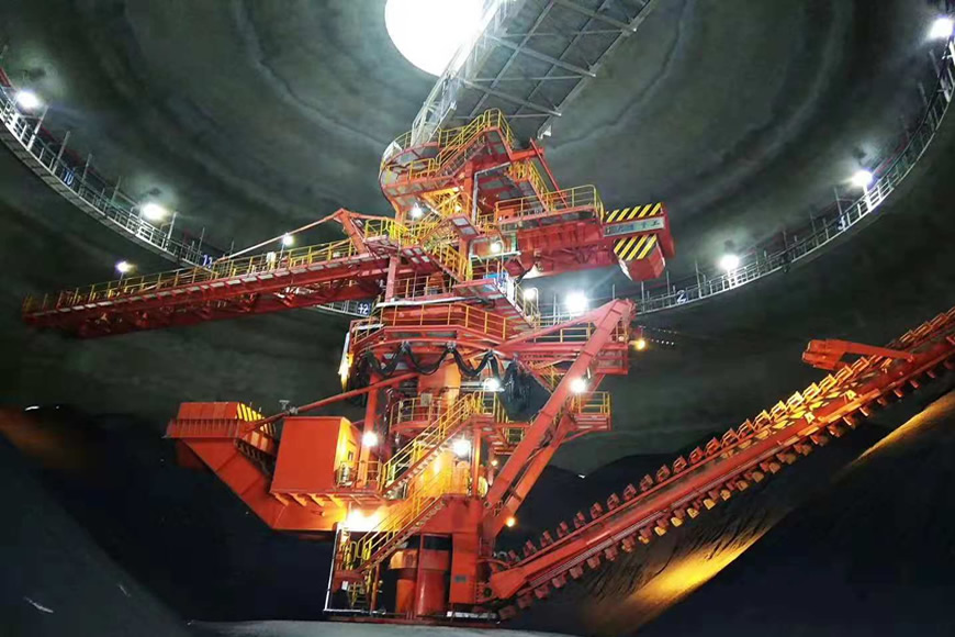 750·1500·70 scraper stacker & reclaimer