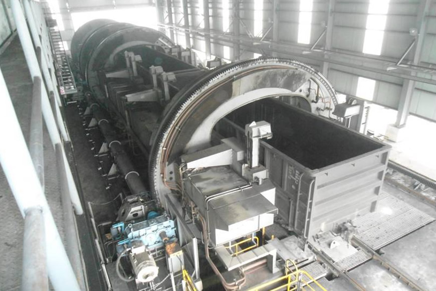 Car dumper unloading system