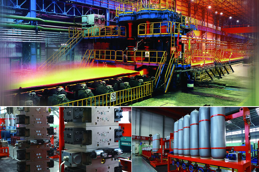 Hydraulic system for rolling mill